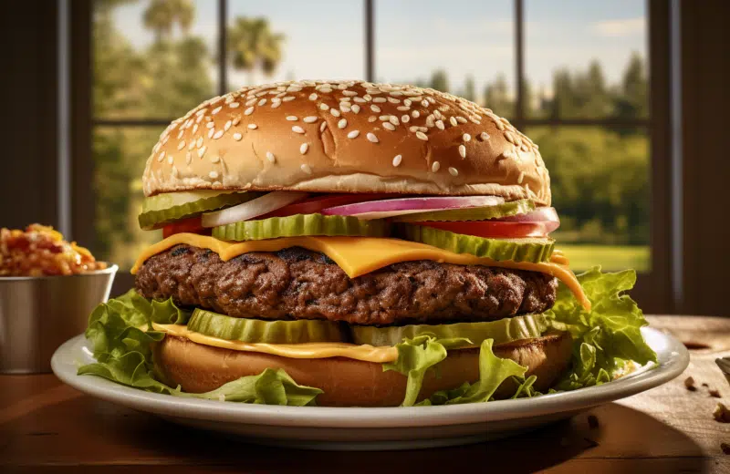 Calories dans un hamburger : chiffres et impact sur la santé