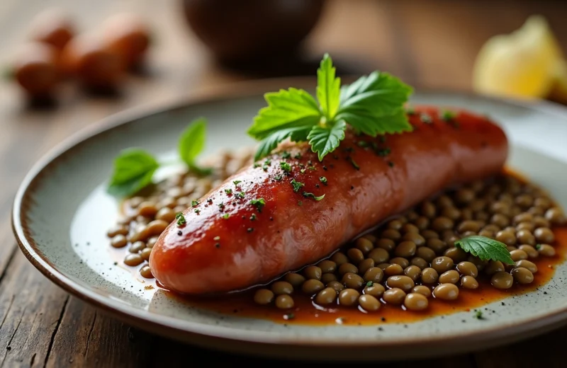 Comment magnifier une saucisse de Morteau avec des lentilles ancrées
