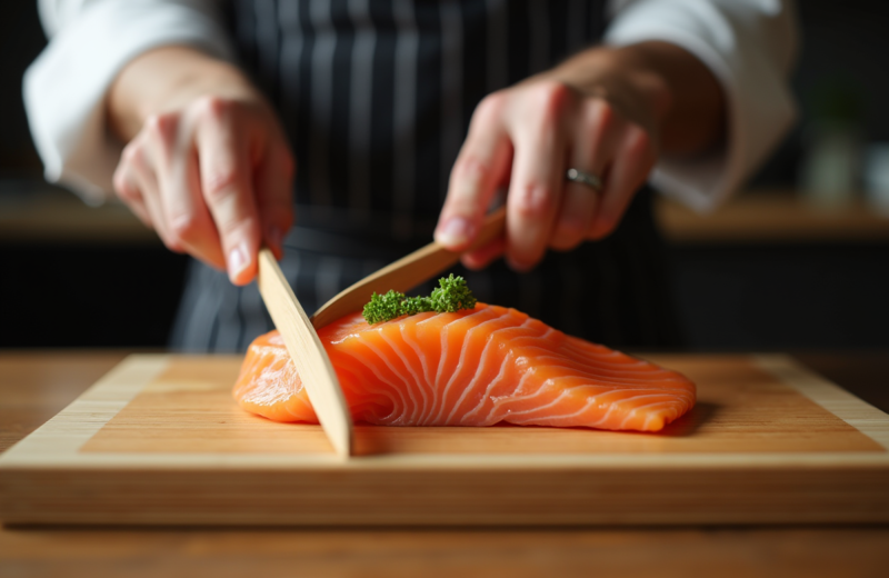 Sashimi de saumon : l’art de la préparation selon la tradition japonaise