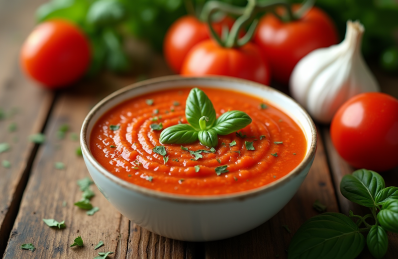 Recette de soupe à la tomate : méthodes pour une consistance parfaite