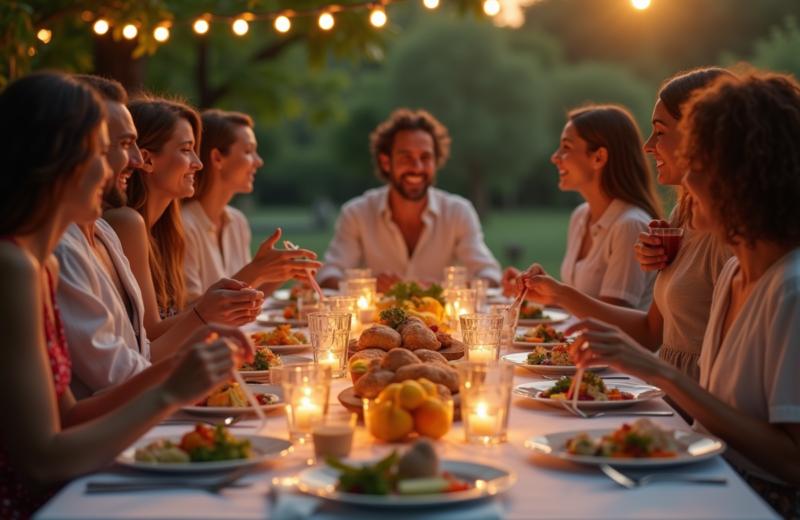 Recettes exquises pour un repas convivial entre amis