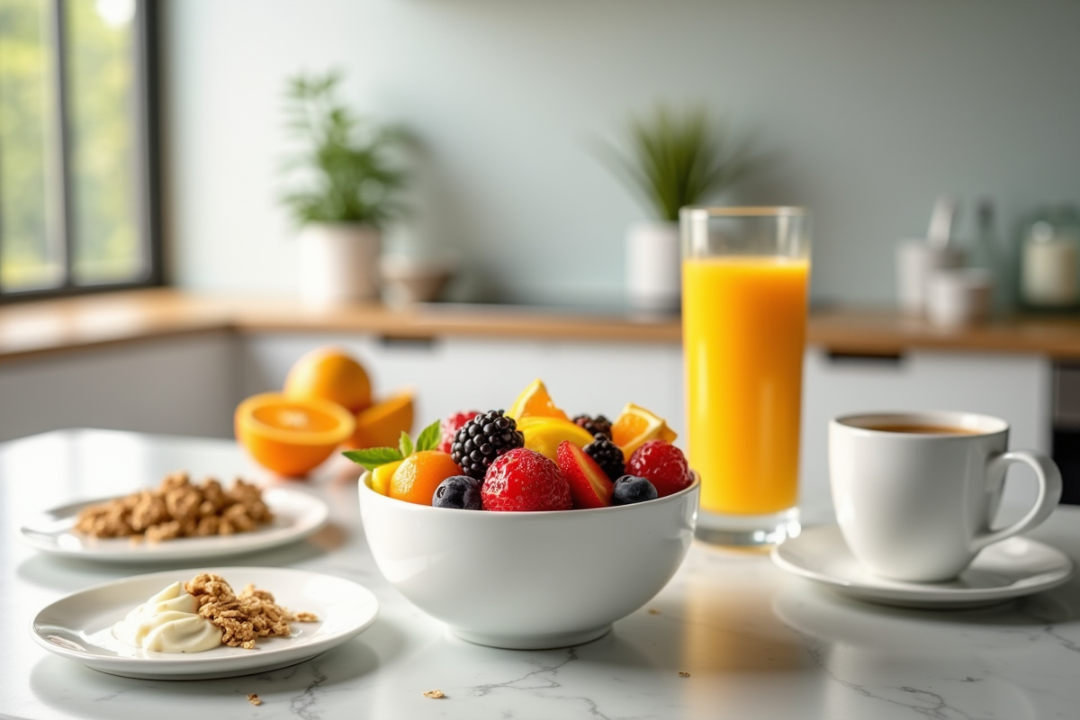 petit-déjeuner sain