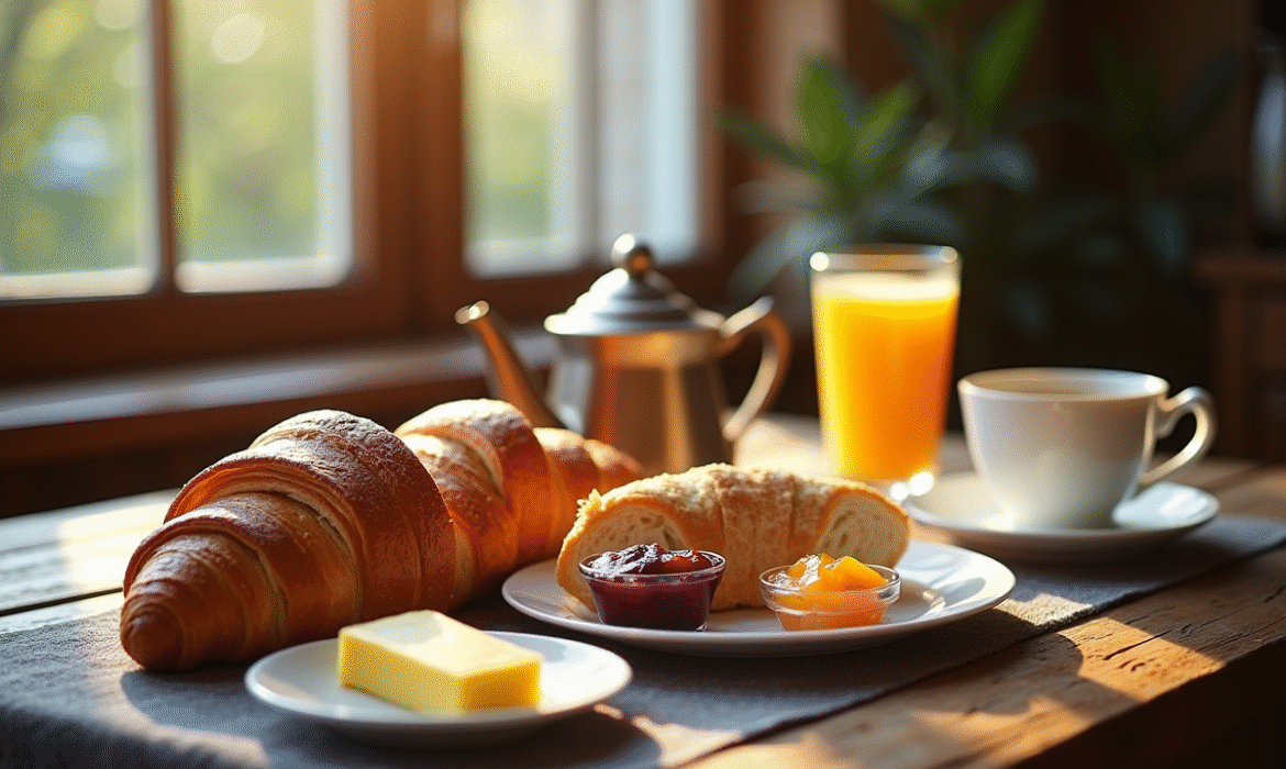 Tradition et gourmandise : le petit déjeuner français