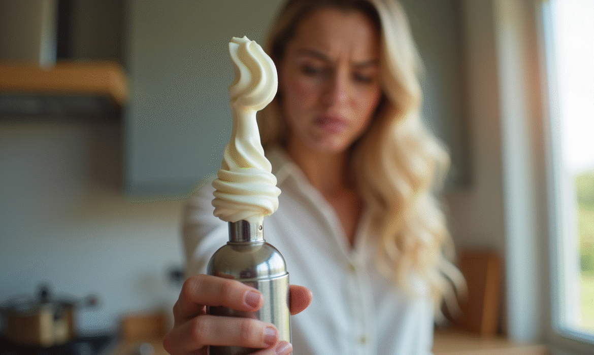 Crème fouettée : pourquoi ma bouteille ne fonctionne pas ?