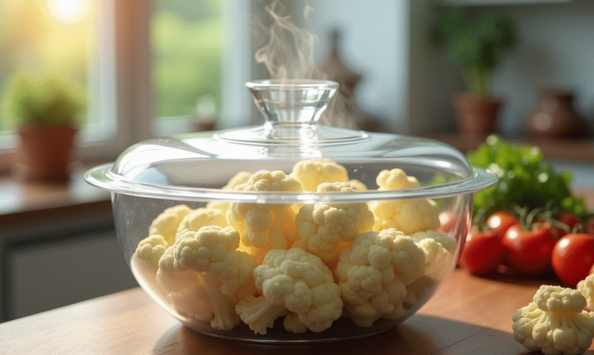 Comment maîtriser le temps de cuisson du chou-fleur à la vapeur