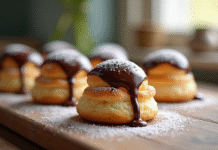 Profiteroles au chocolat : un classique revisité